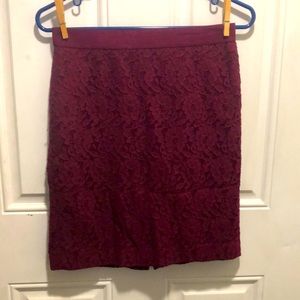 Ann Taylor Lace skirt